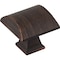 Jeffrey Alexander 1-1/4" Overall Length  Brushed Oil Rubbed Bronze Roman Cabinet Knob 944DBAC - alternate 1
